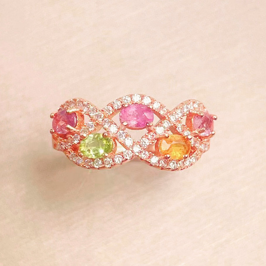 Luxurious Tourmaline Crystal Ring