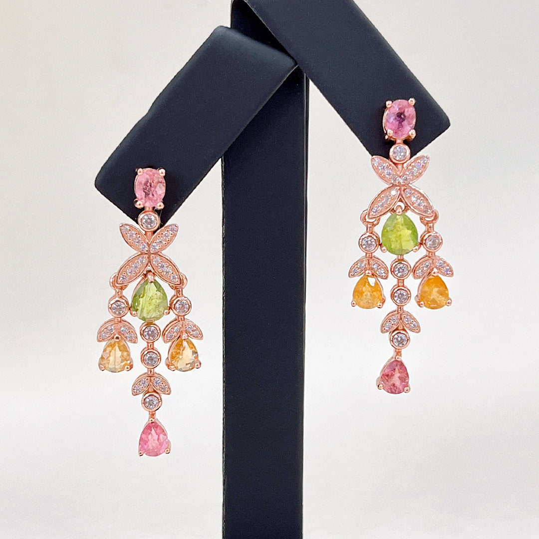 Tidal Serenity Tourmaline Studs