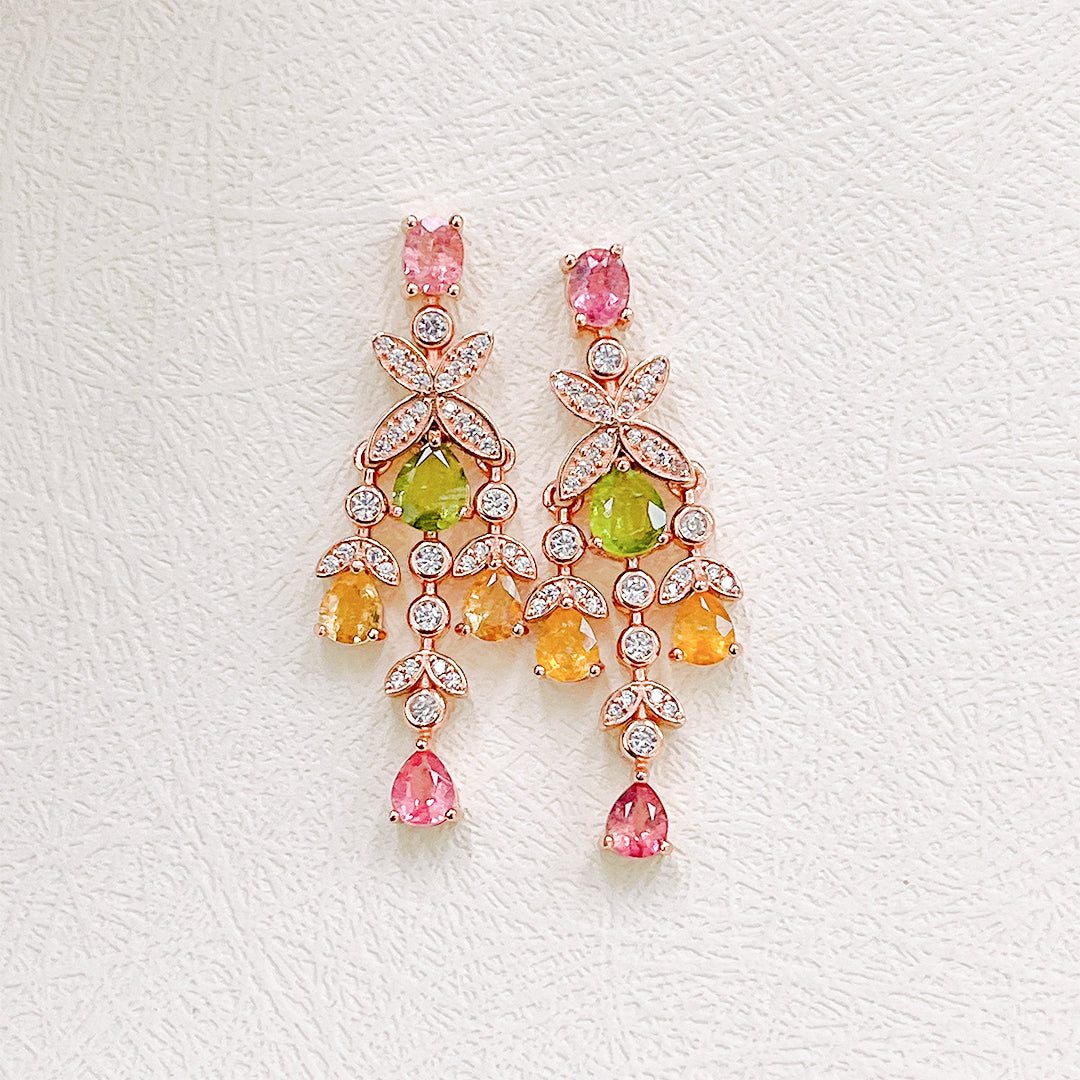 Tidal Serenity Tourmaline Studs