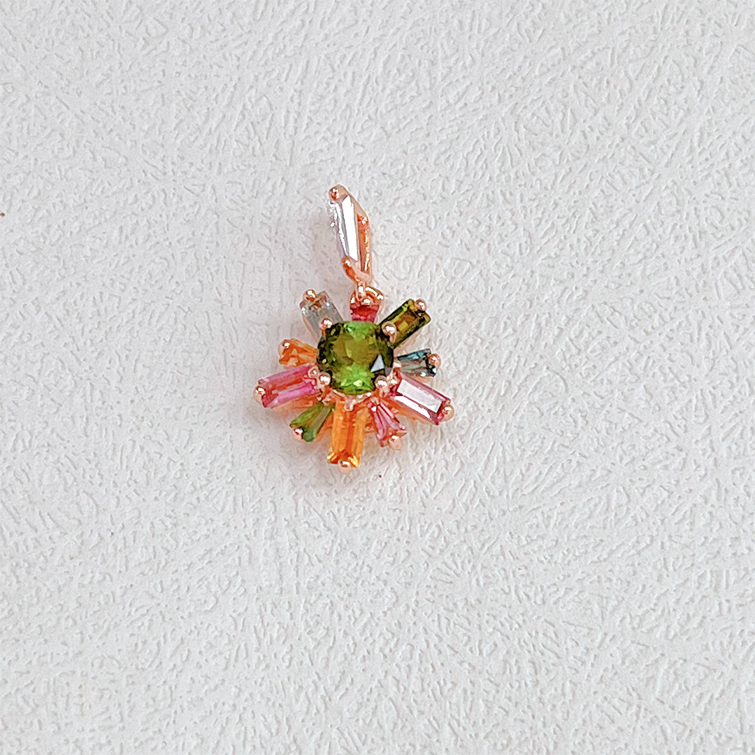 Mystic Oceanic Tourmaline Necklace