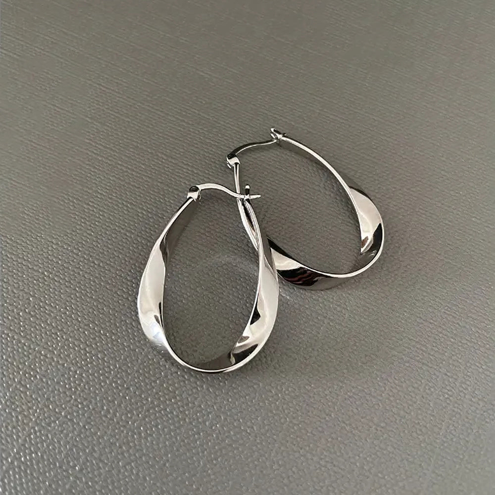 Mobius Hoop Earrings
