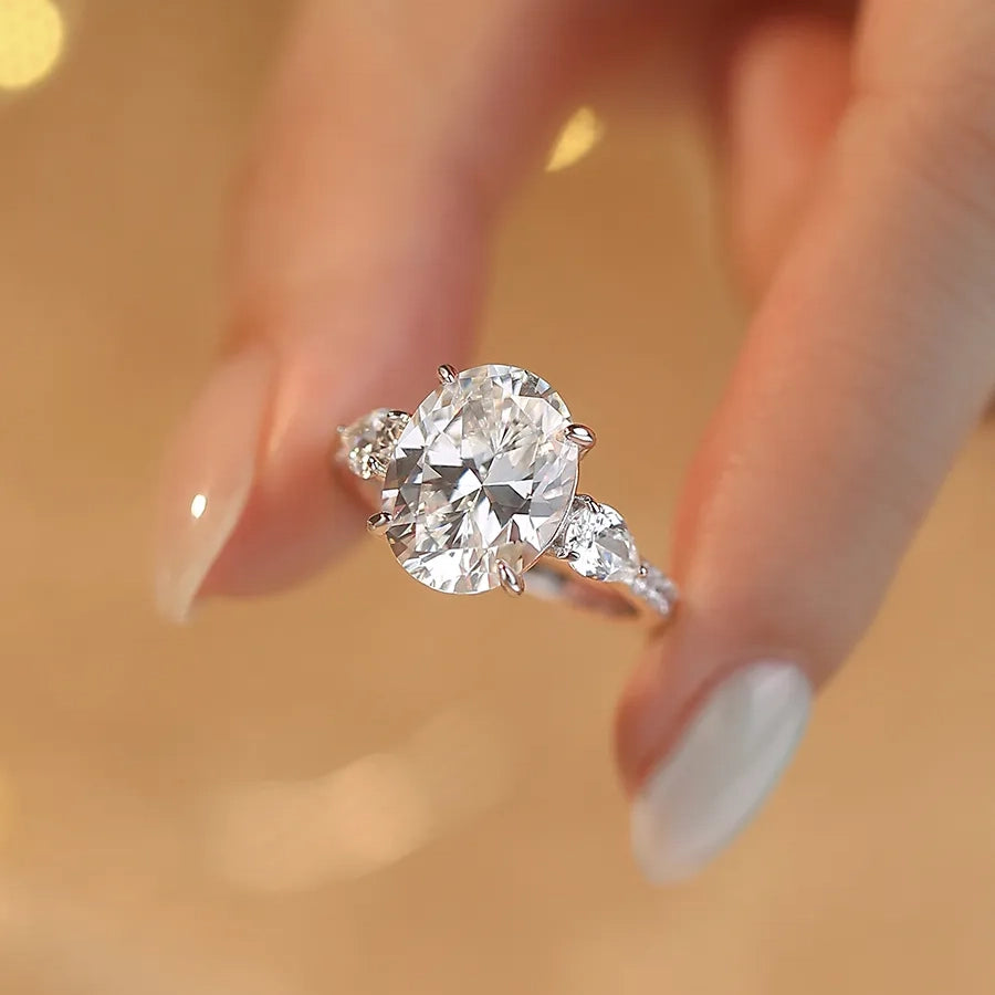 Shine CZ Trilogy Ring