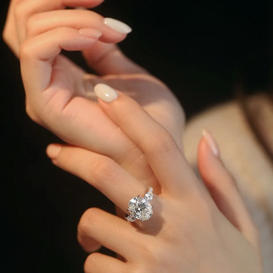 Shine CZ Trilogy Ring