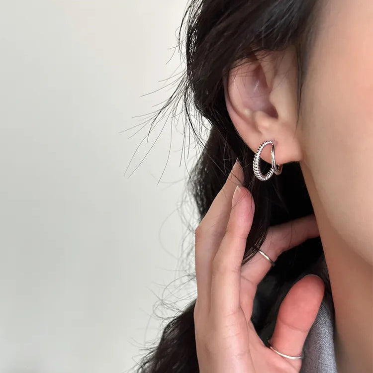 Mismatch Geometry Earrings