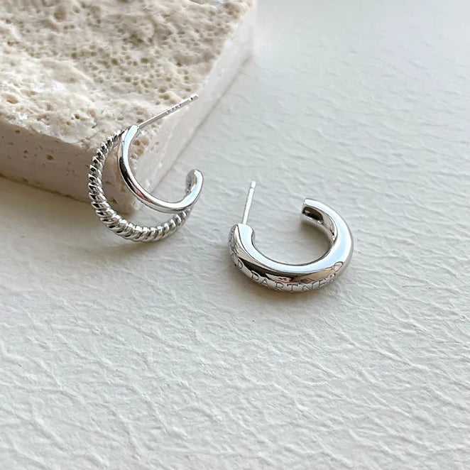 Mismatch Geometry Earrings