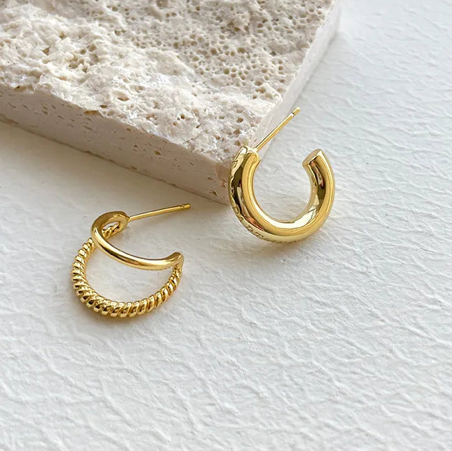 Mismatch Geometry Earrings