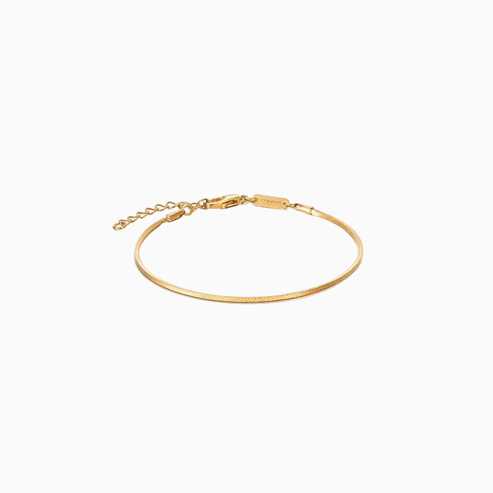 Snake Chain Plain Bracelet
