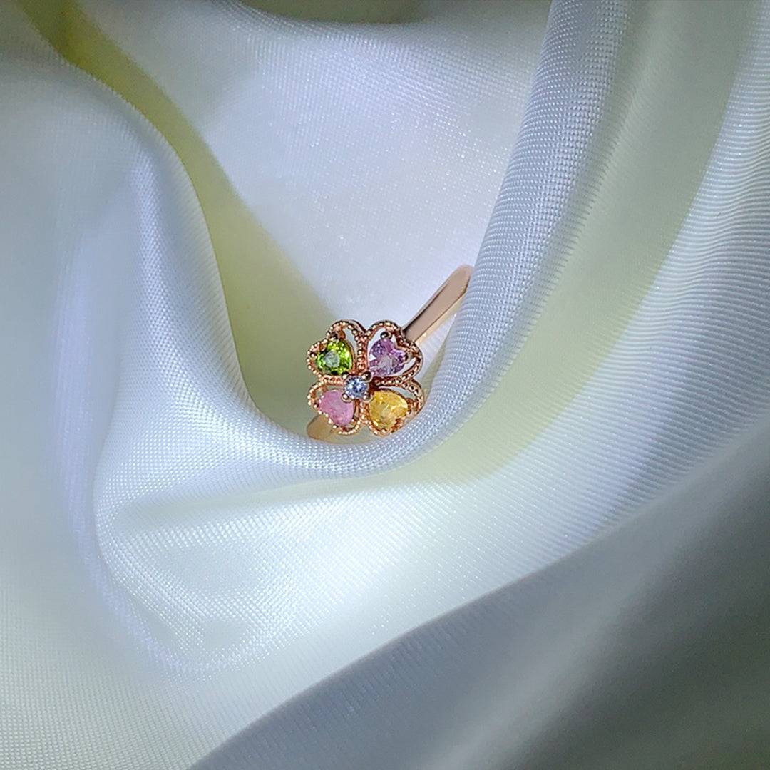 Heart-Shaped Tourmaline Ring