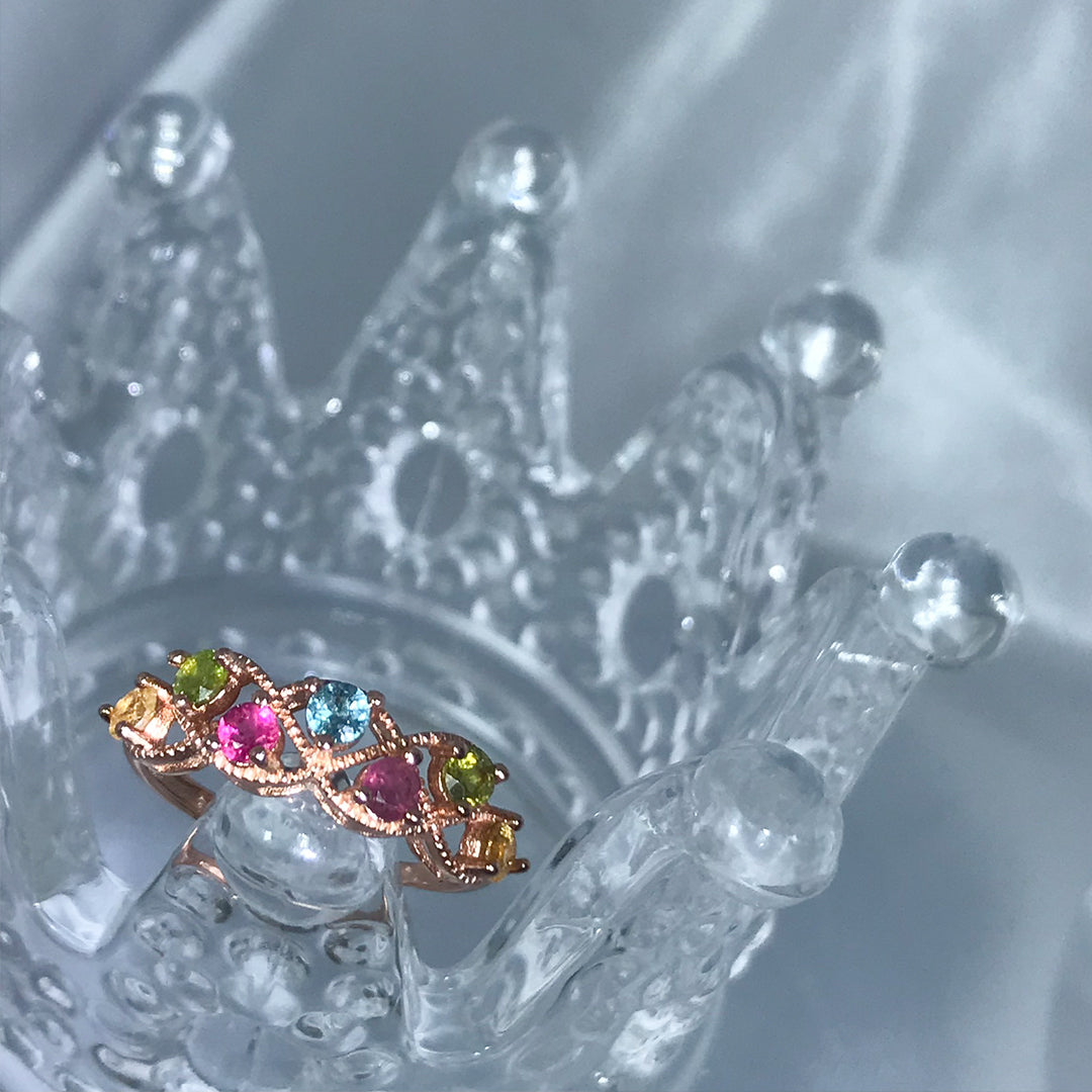 Spiral Tourmaline Ring