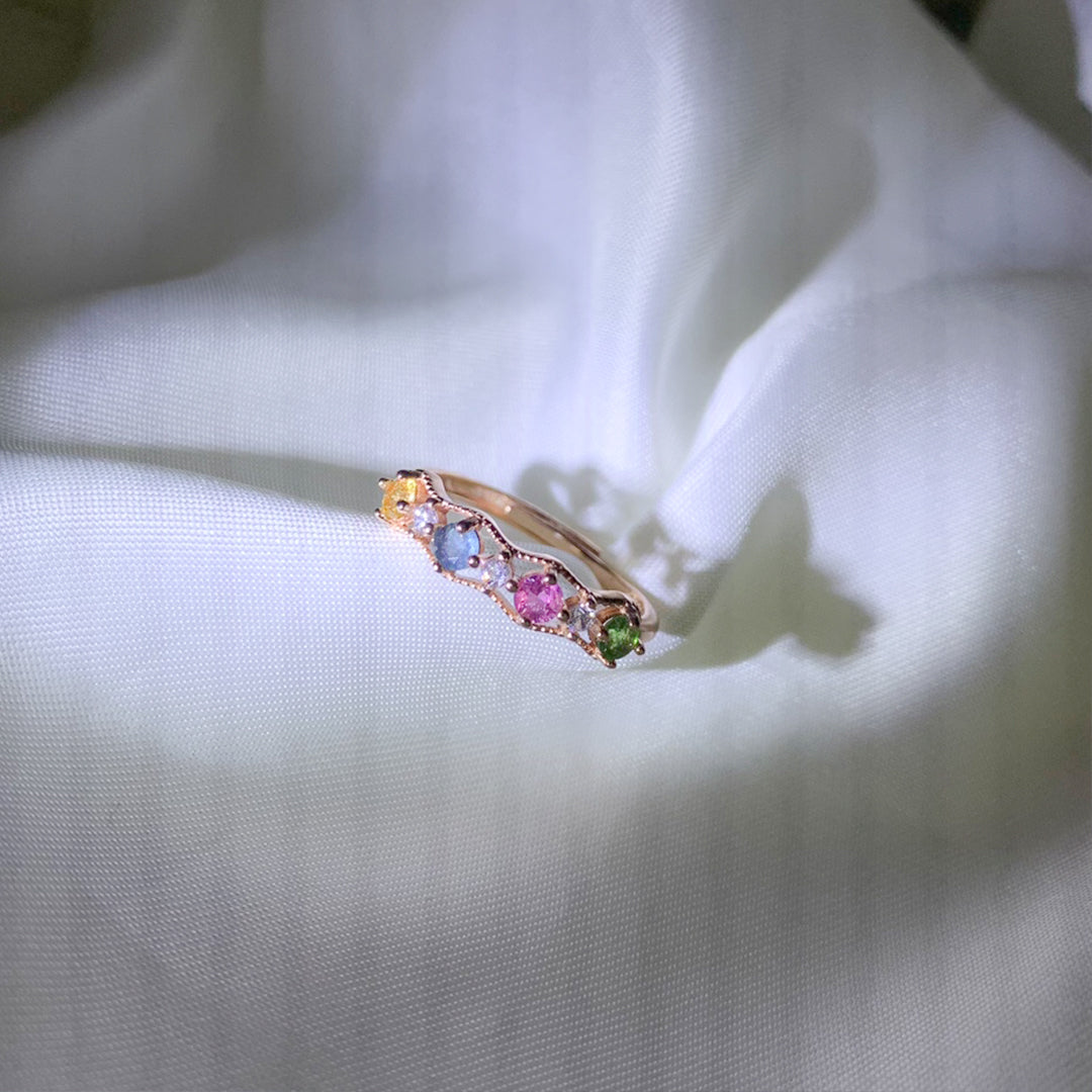 Enchanted Tourmaline Symphony Ring