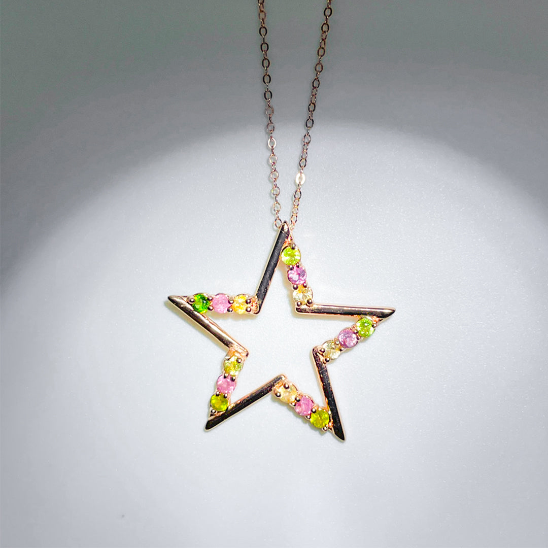 Resplendent Star Radiance Tourmaline Pendant