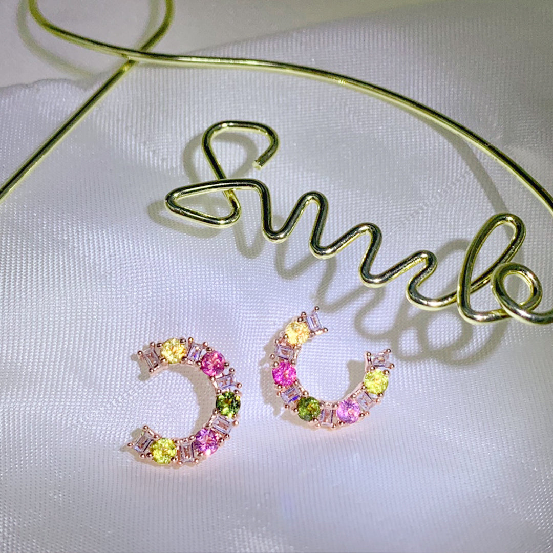 Mystic Moonlight Tourmaline Earrings