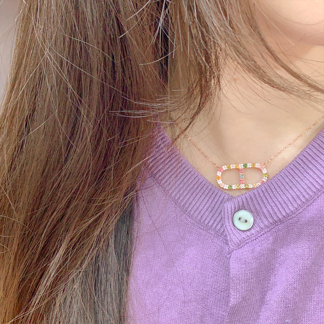 Celestial Harmony Tourmaline Pendant