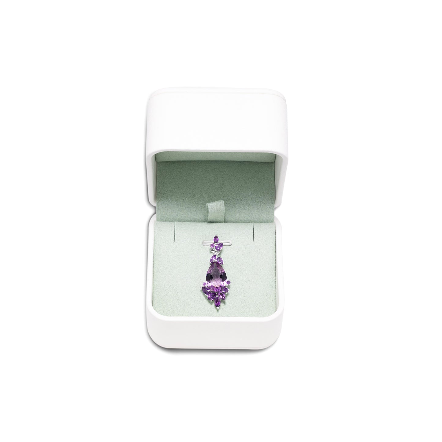 Amethyst Elegance 925 Silver Pendant