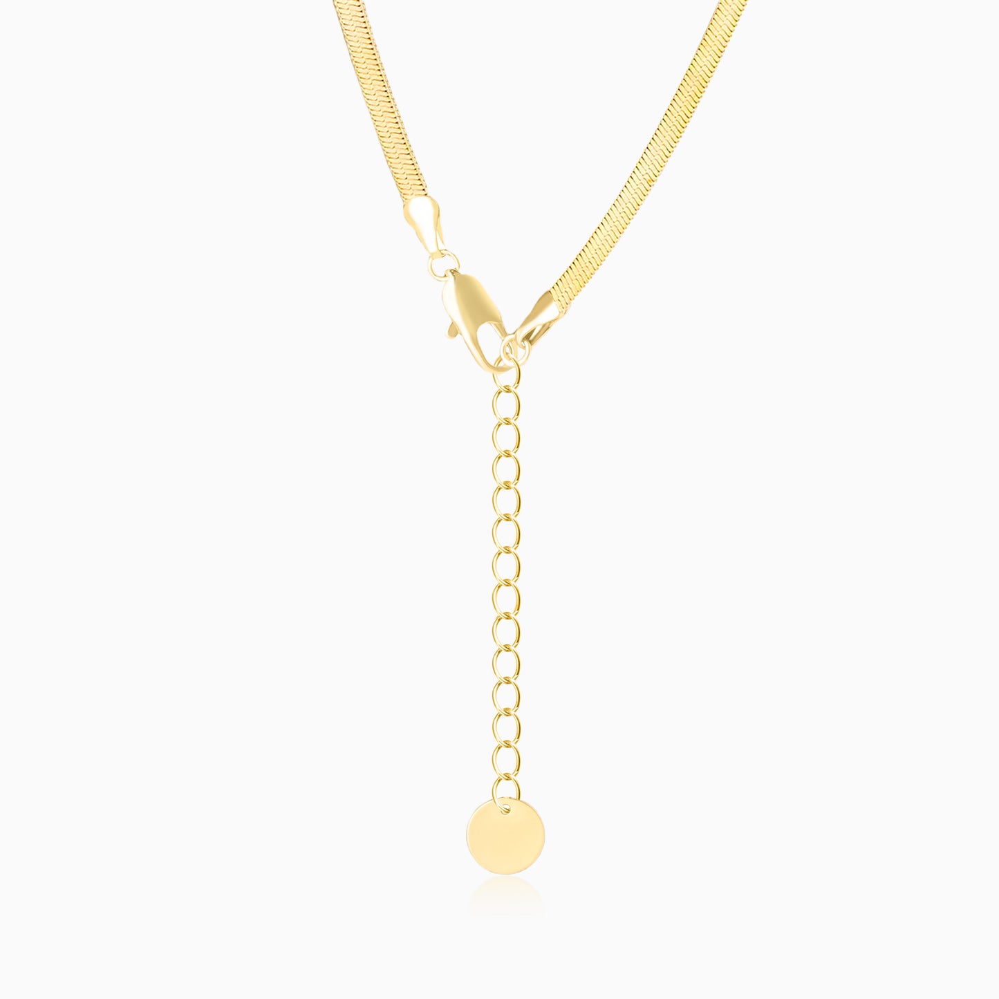 Snake-Chain Gold Plated Necklace