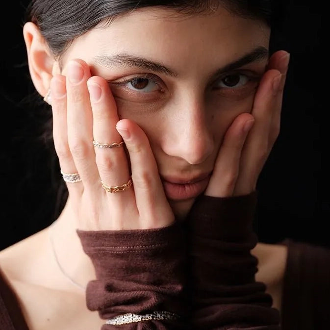 Hollowing Lace Ring