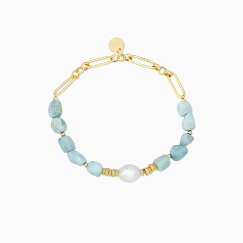 Larimar Chain Bracelet
