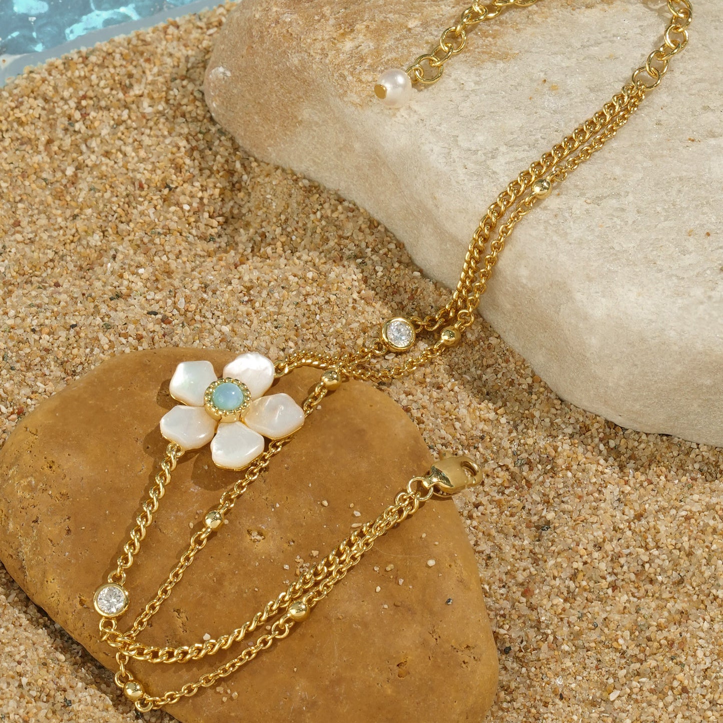 Double-Layer Blossom Bracelet