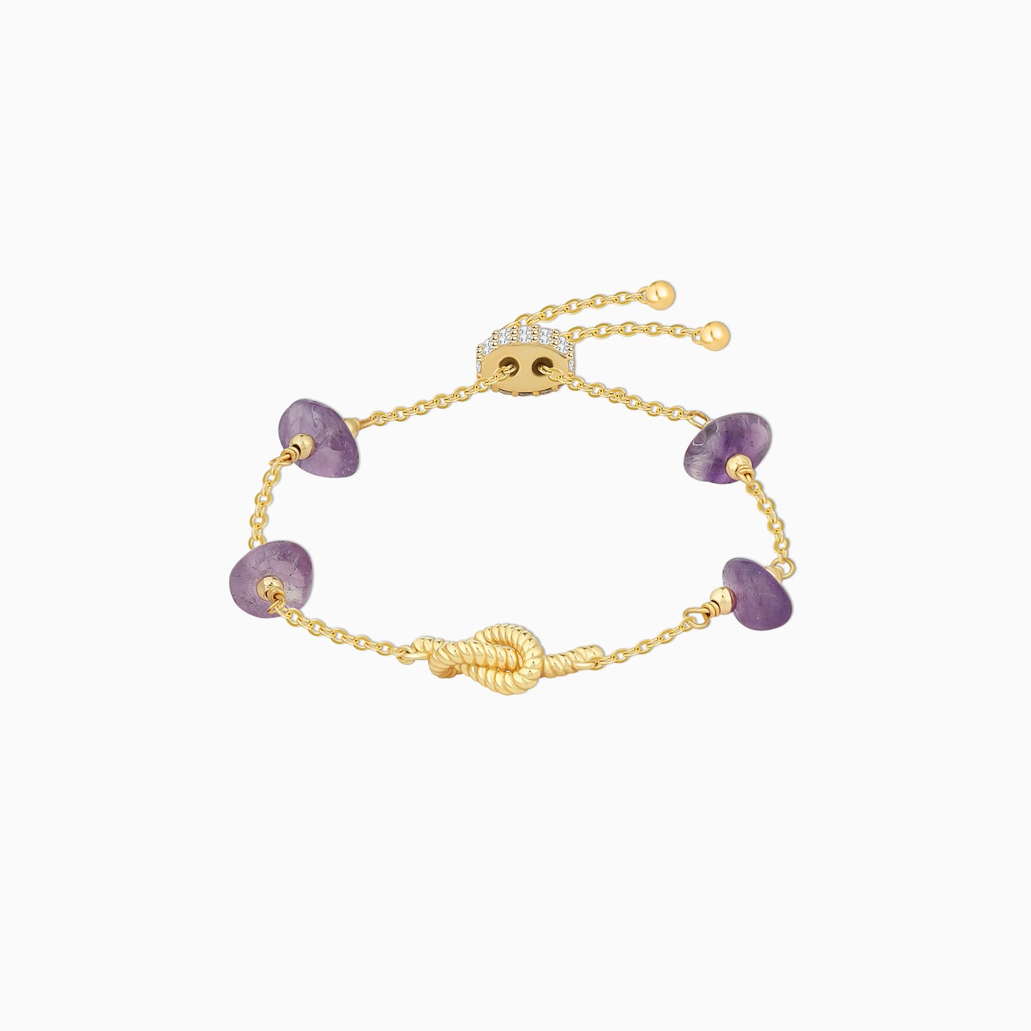 Amethyst Adjustable Bracelet