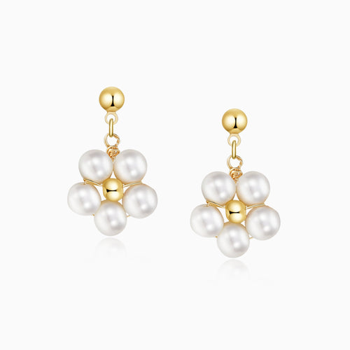 Natural Pearl Clusters Earrings