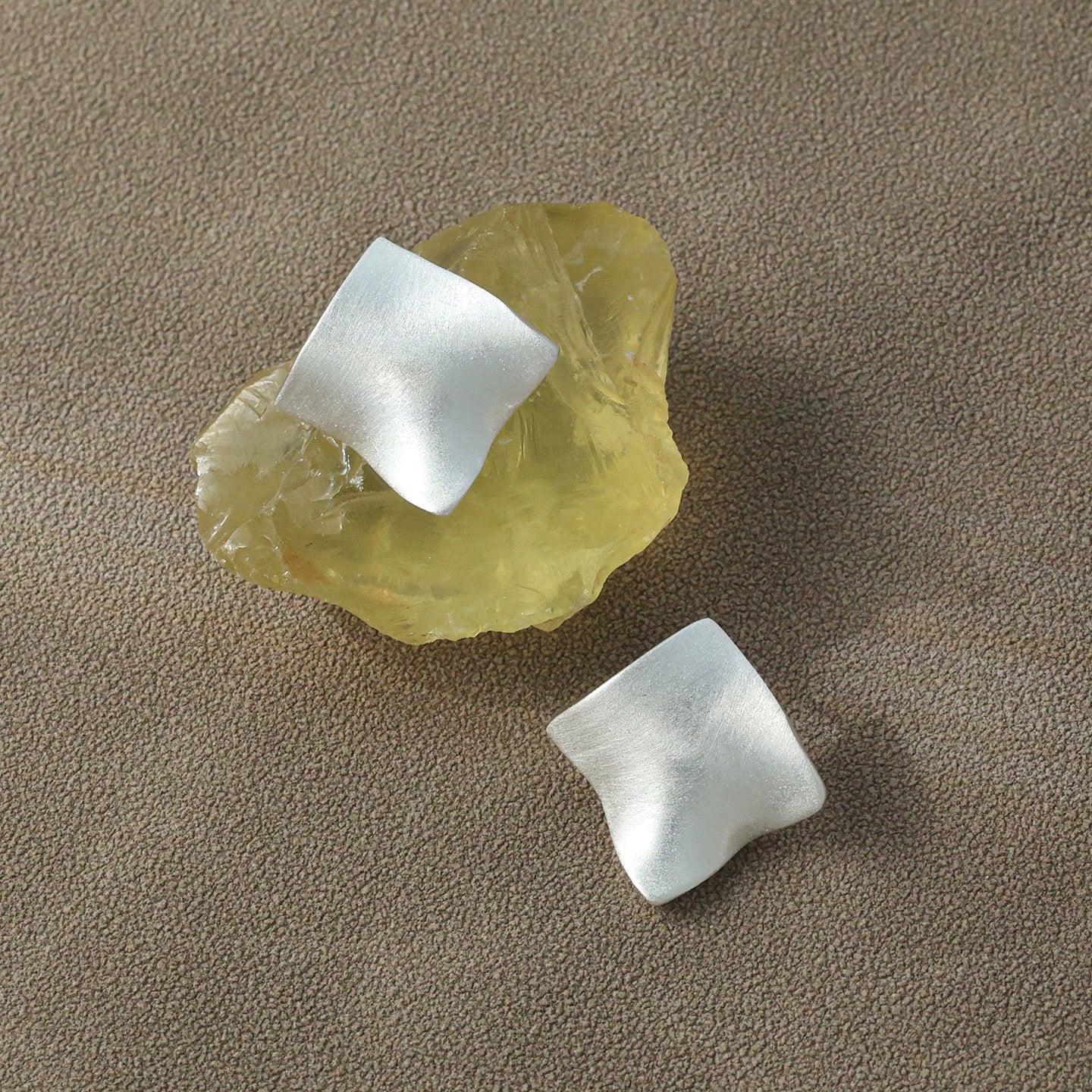 Irregular Rhombus Earrings