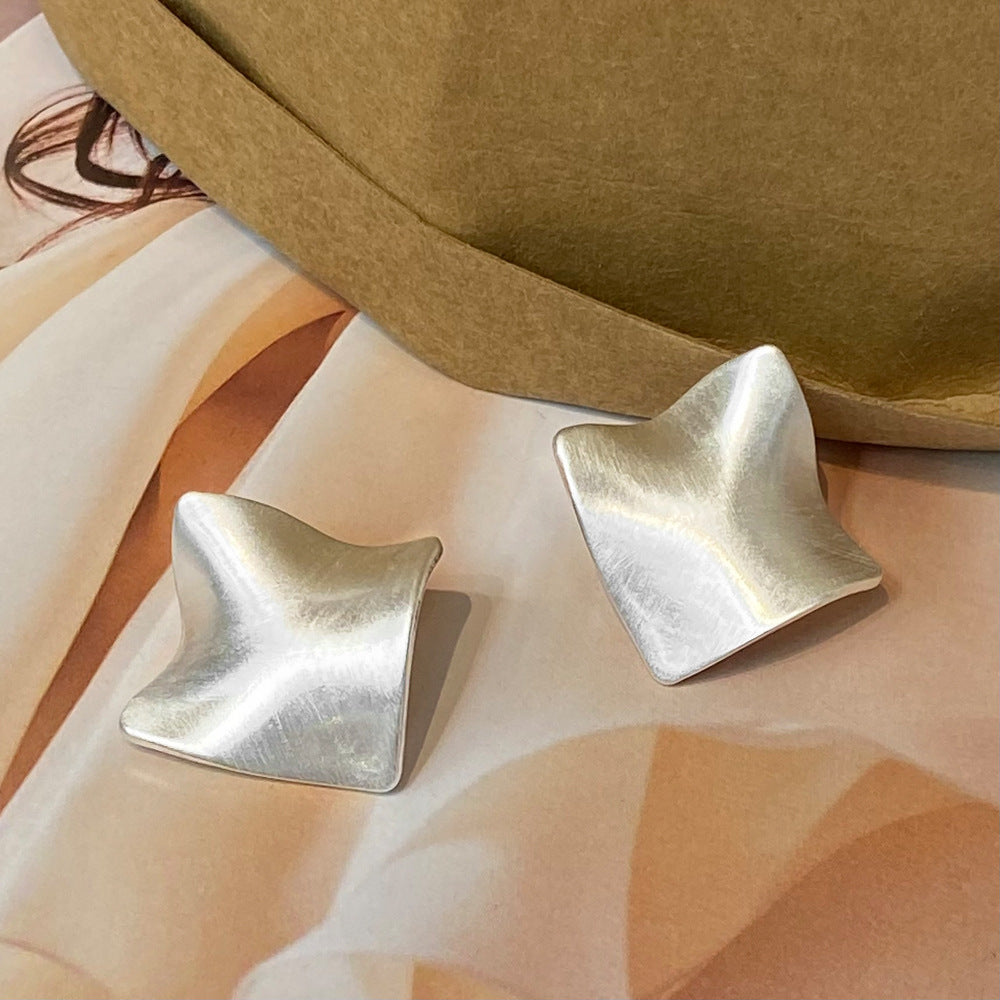 Irregular Rhombus Earrings