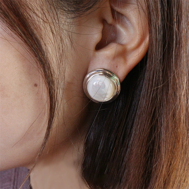 Lunar Glow Statement Earrings