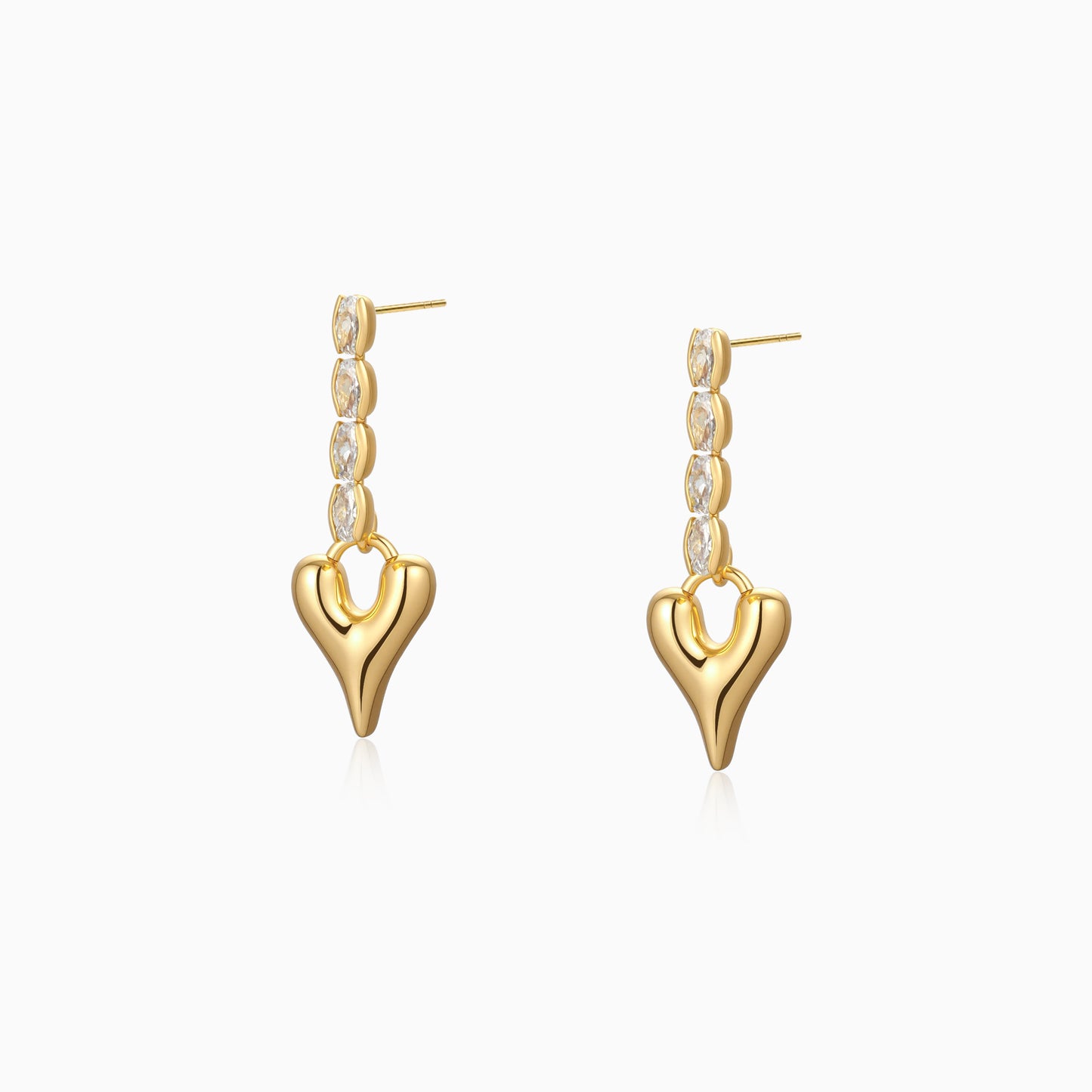 Modern Love Chain Earrings