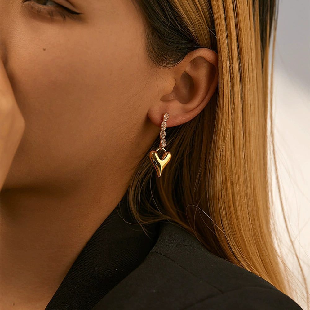 Modern Love Chain Earrings
