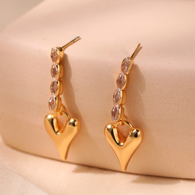 Modern Love Chain Earrings