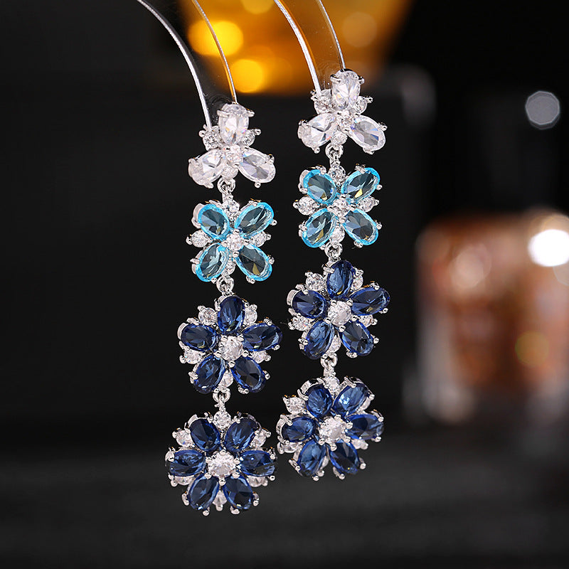 Progressive Garden Chain Earrings