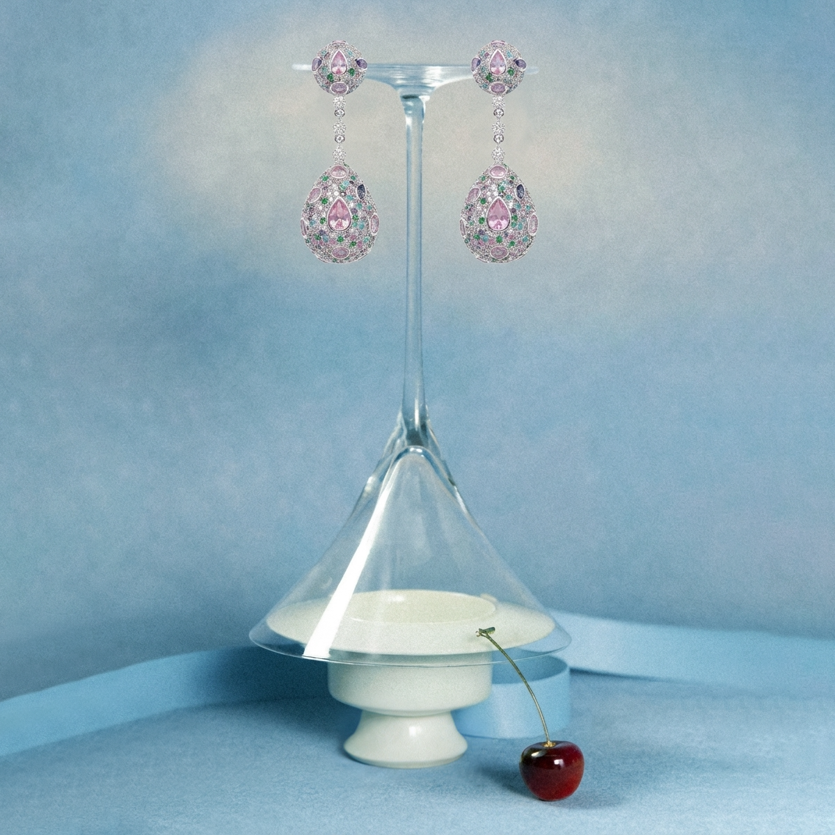 Vintage Teardrop Dangle Earrings