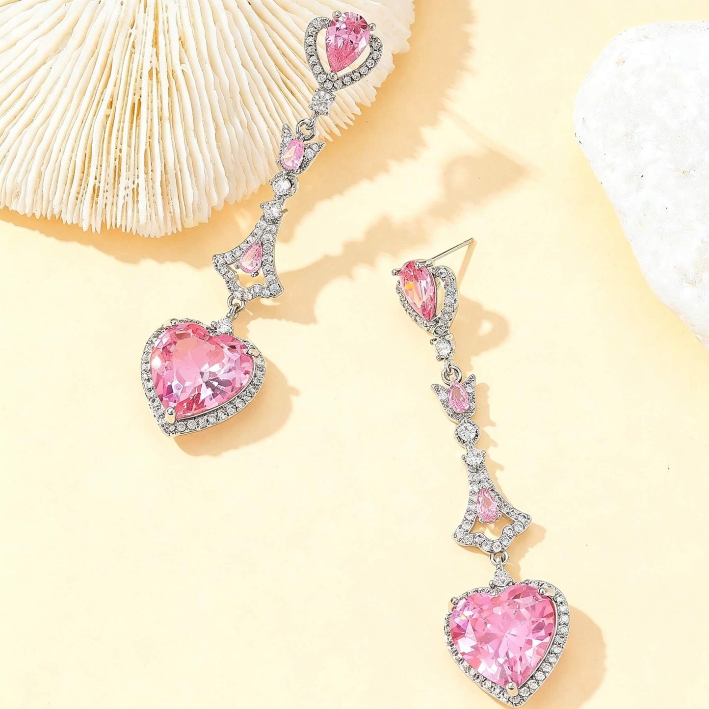 Sweetheart Dangle Earrings