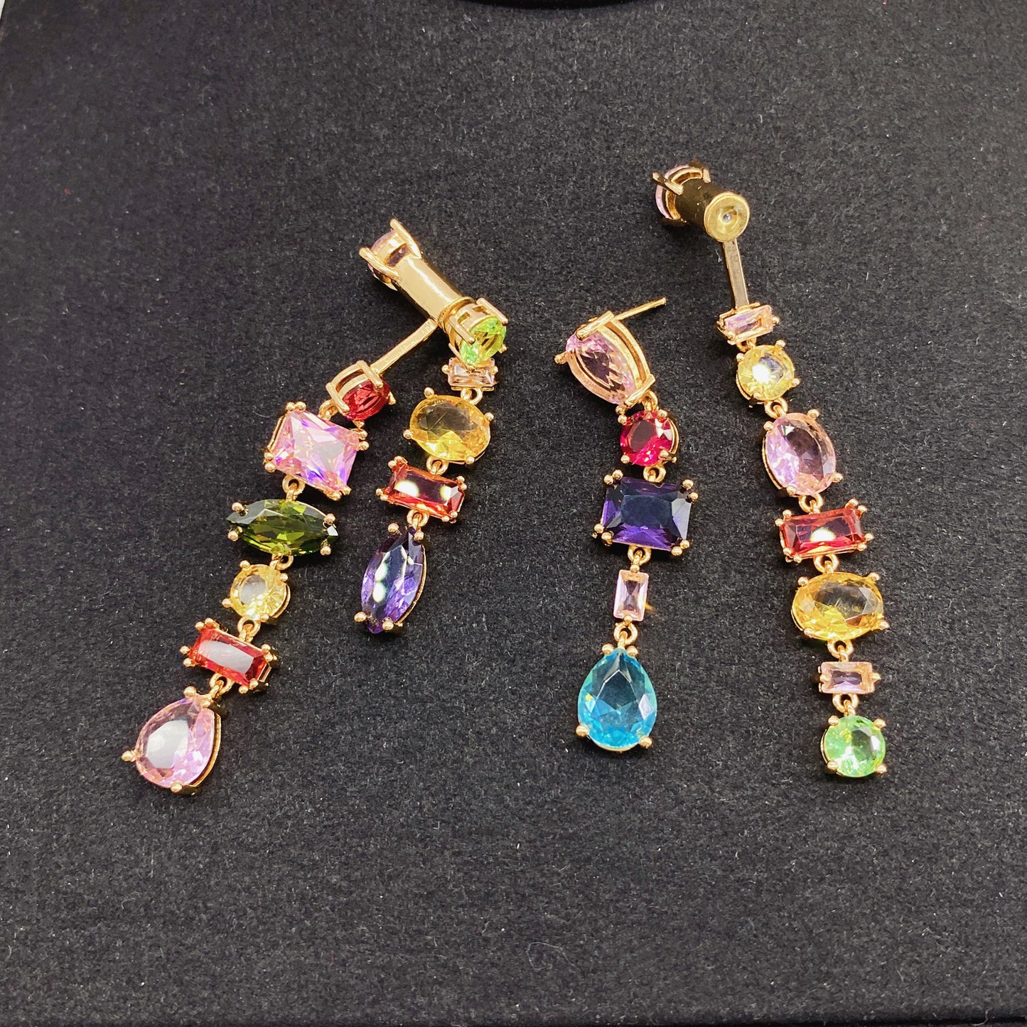 Multi-color Mixed Scatter Earrings