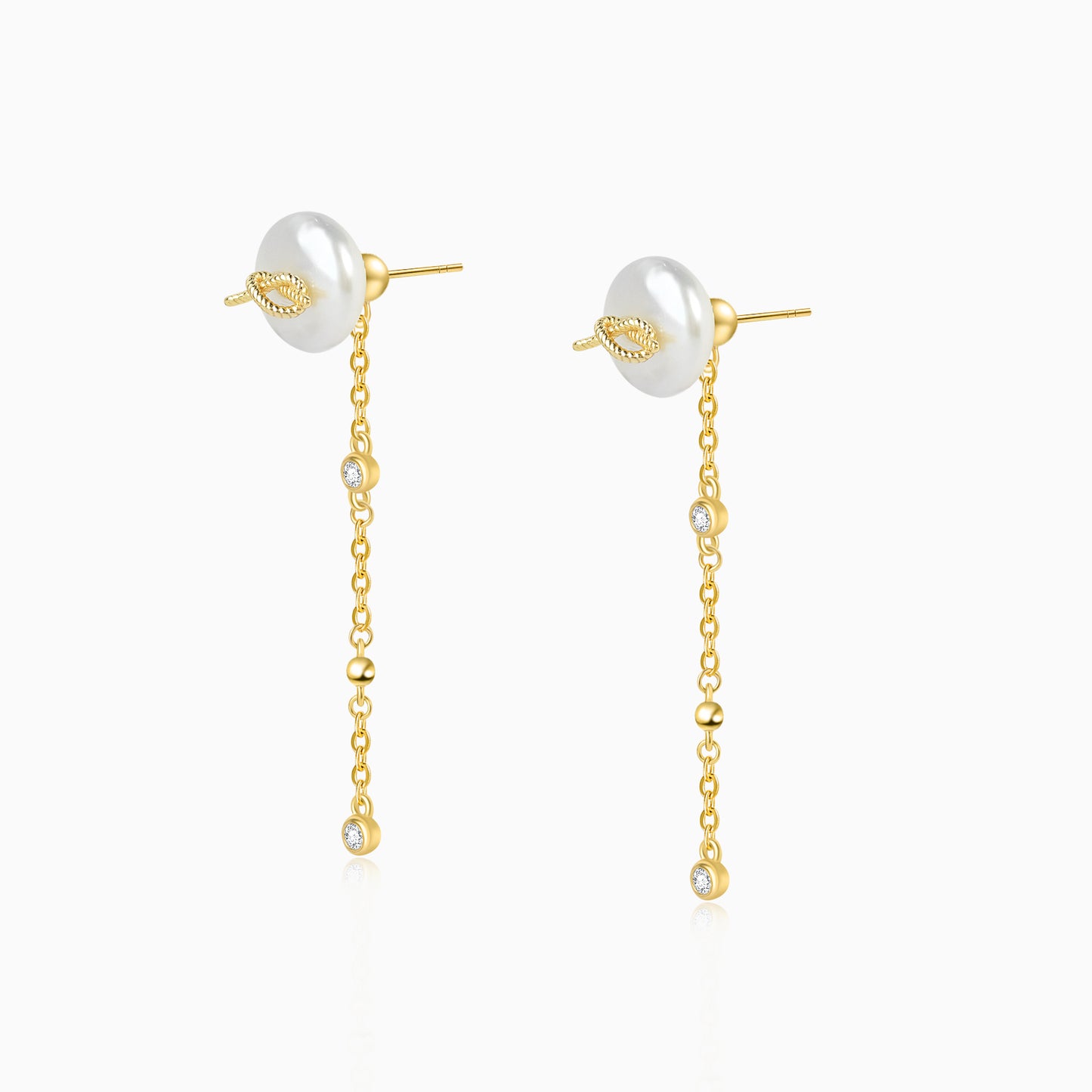 Chain Ear Jacket Earrings