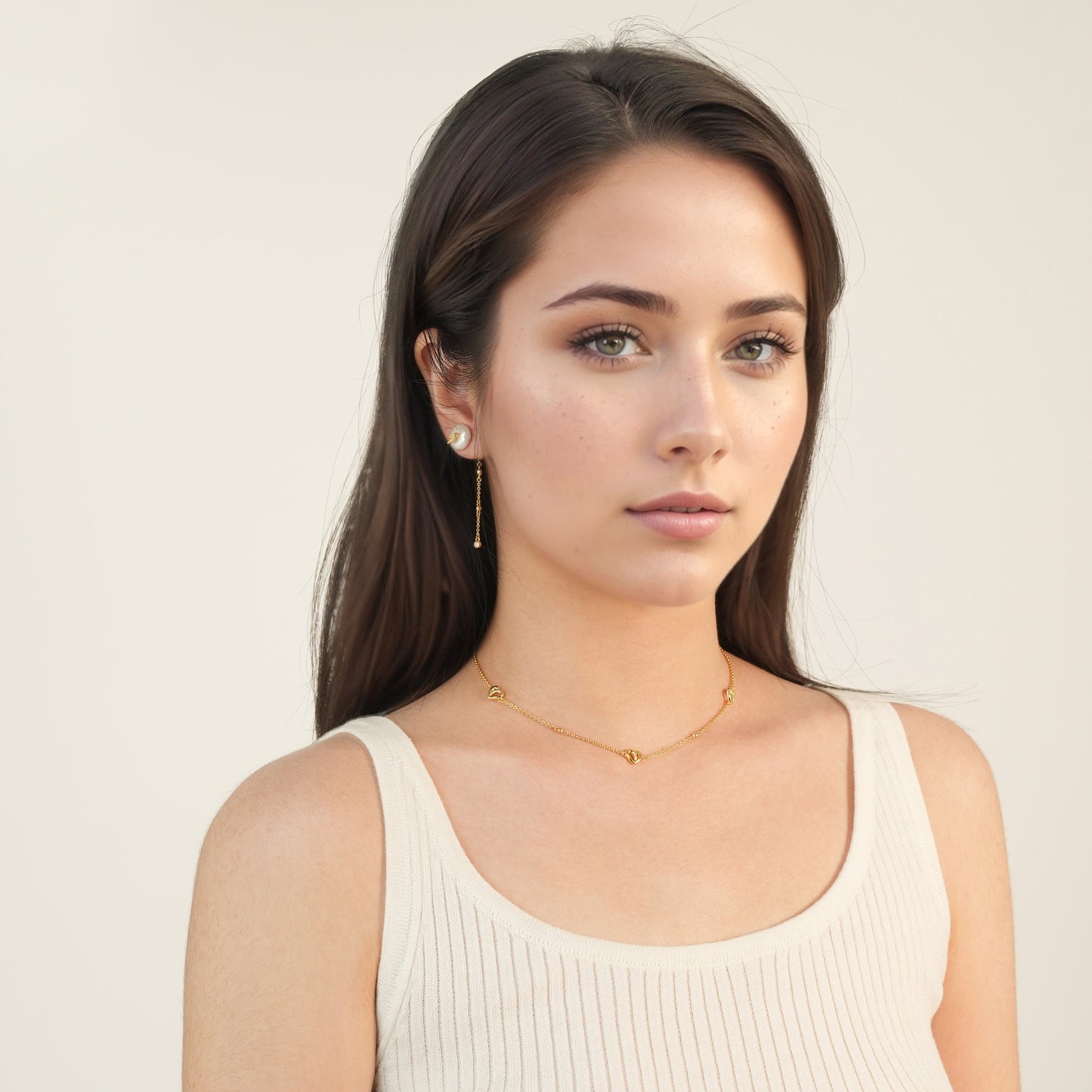 Chain Ear Jacket Earrings