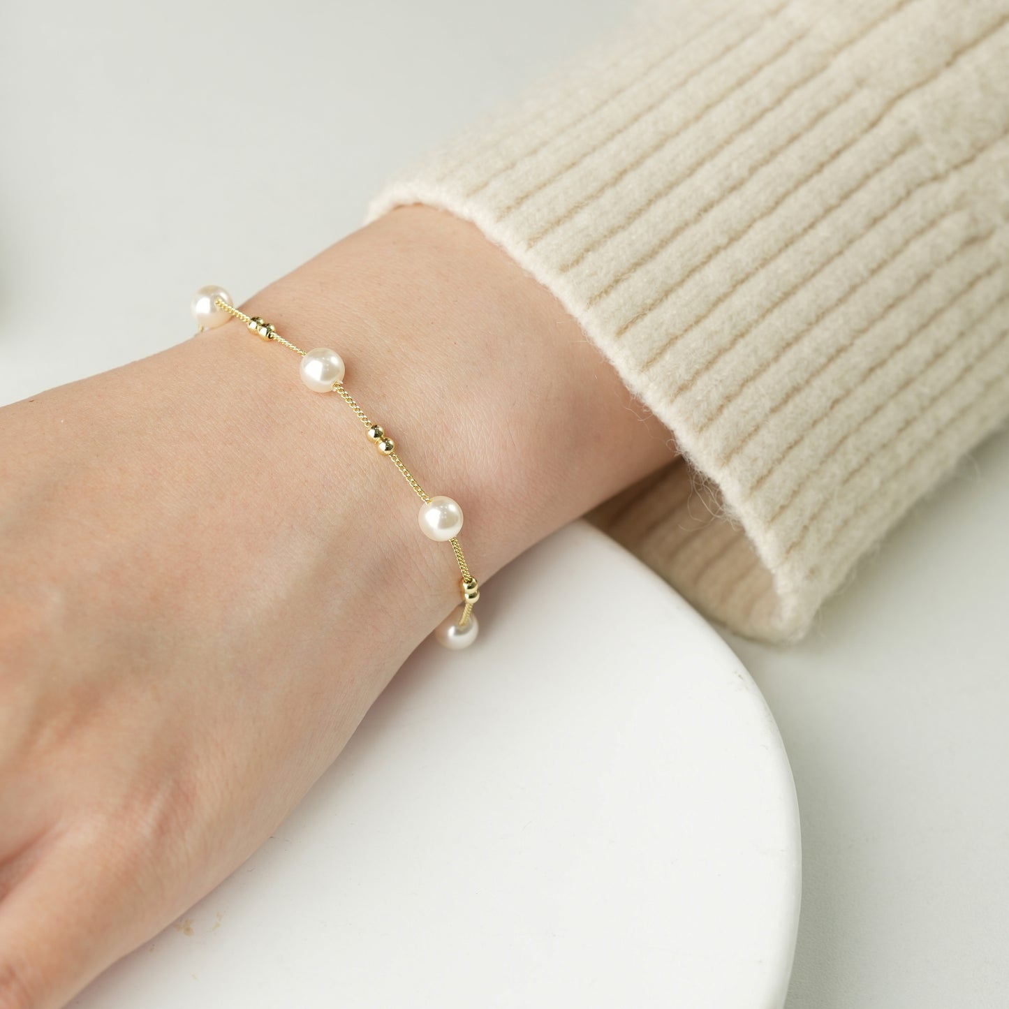 Pearl Beads S925 Bracelet