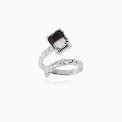 Black Tourmaline Specter Ring