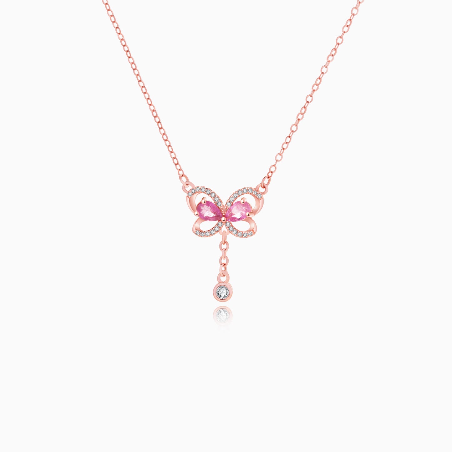 Iridescent Butterfly Dance Tourmaline Necklace