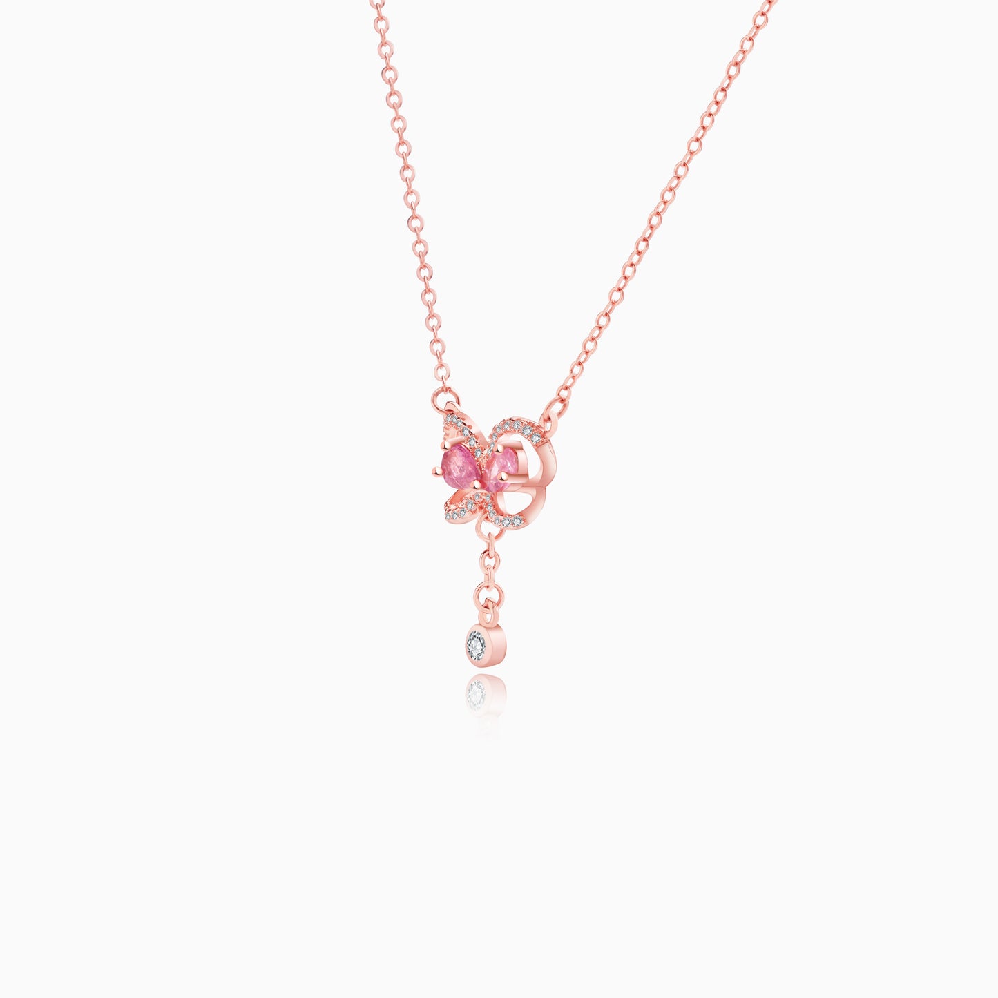 Iridescent Butterfly Dance Tourmaline Necklace