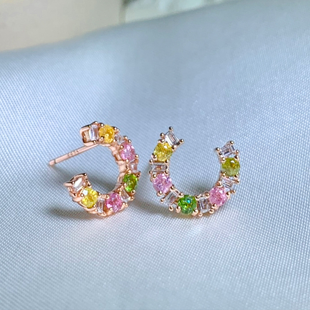 Mystic Moonlight Tourmaline Earrings