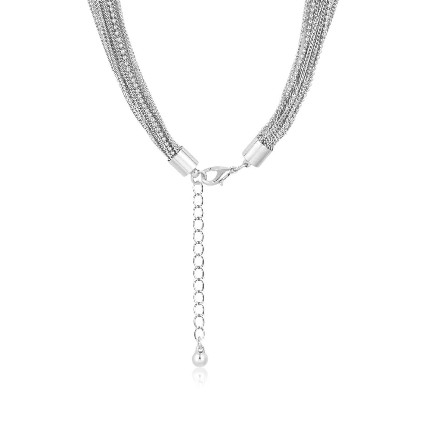 Multi-Strand Tassel Chain Necklace