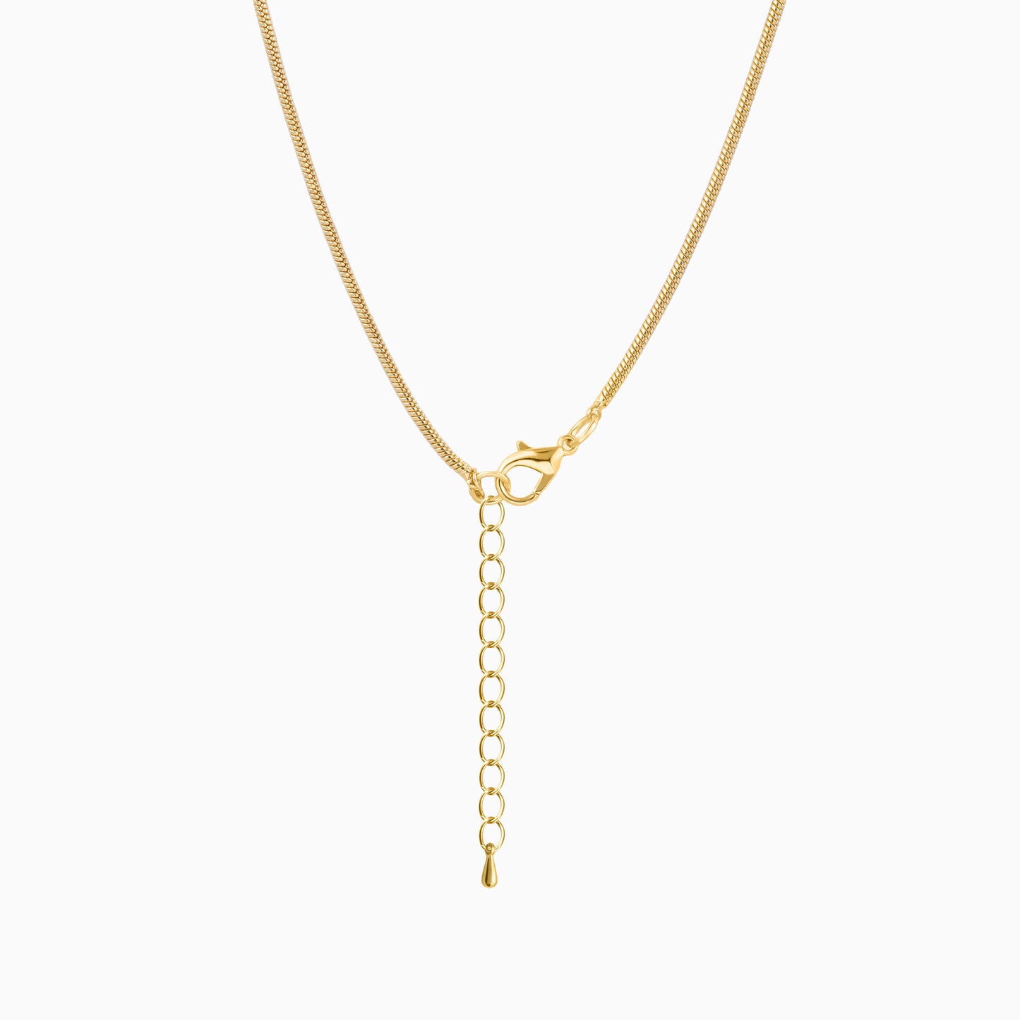 Golden Puffy Heart Necklace