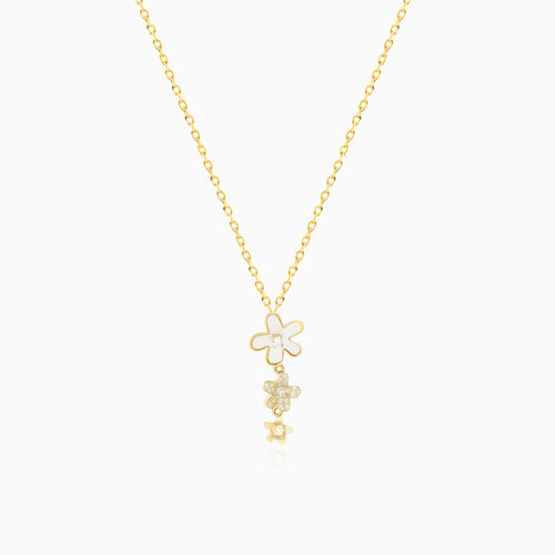 Graduated Distinct Blossom Necklace
