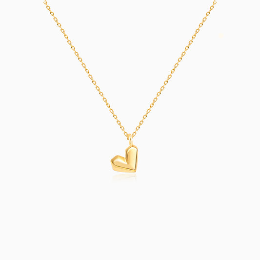 Gold Plated Heart Necklace