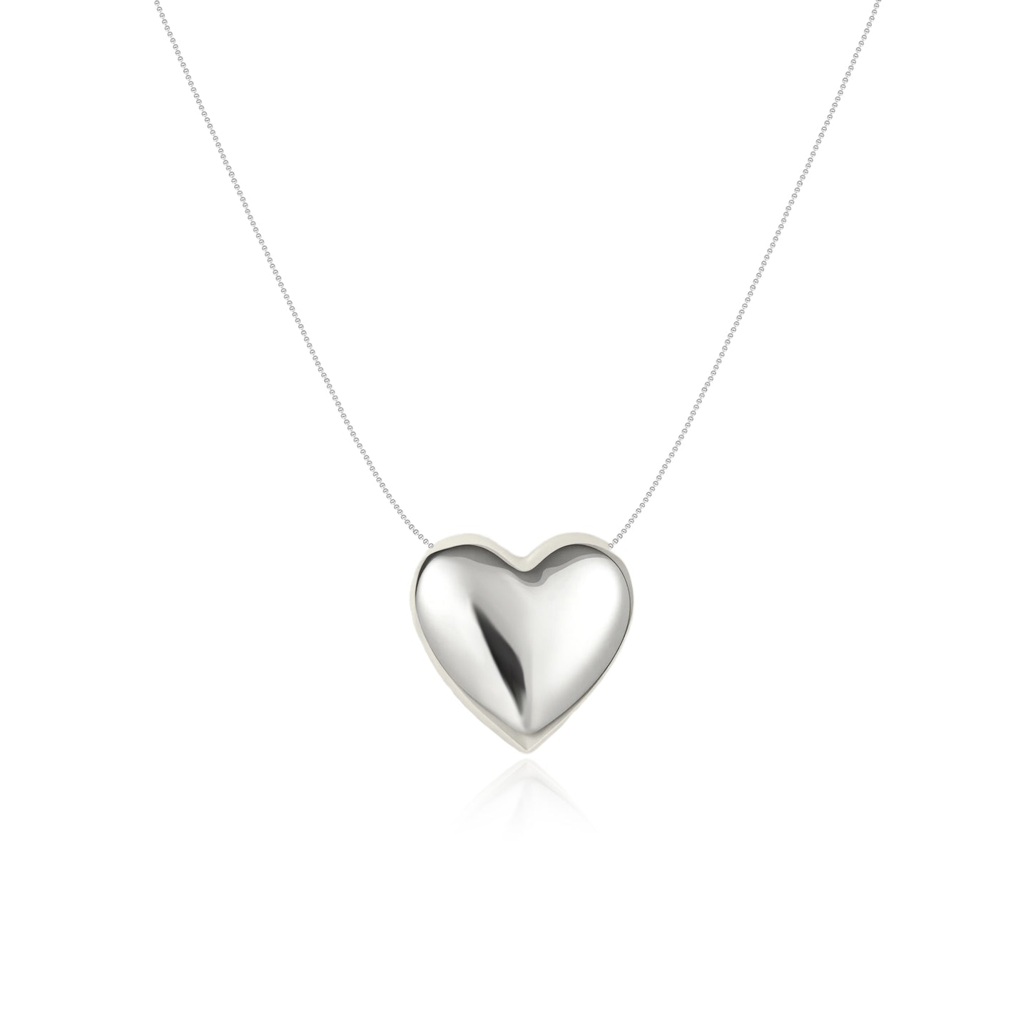 Hollwing Heart Pendant Necklace