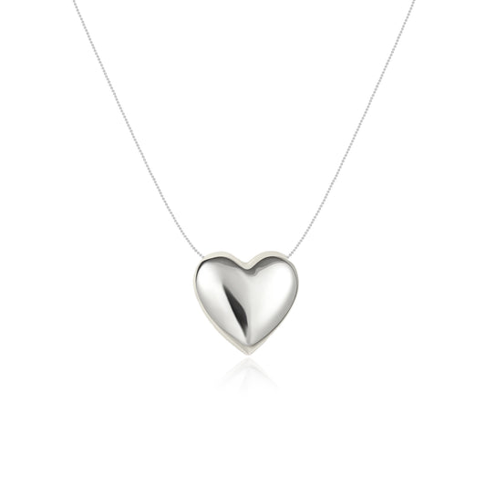 Hollwing Heart Pendant Necklace