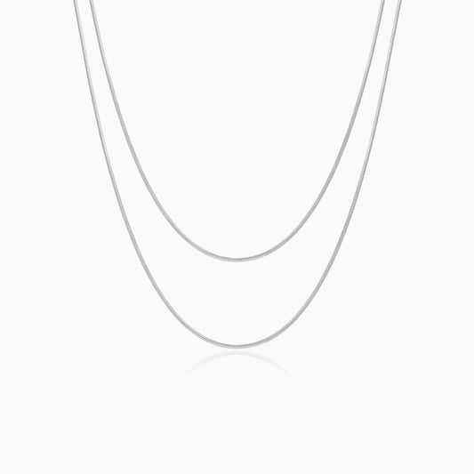 Sleek Snake Chain Necklace-9mm