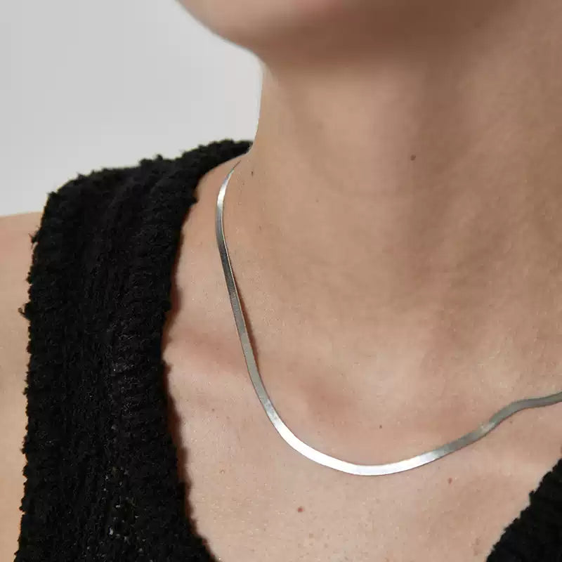 Short Snake Chain Necklace