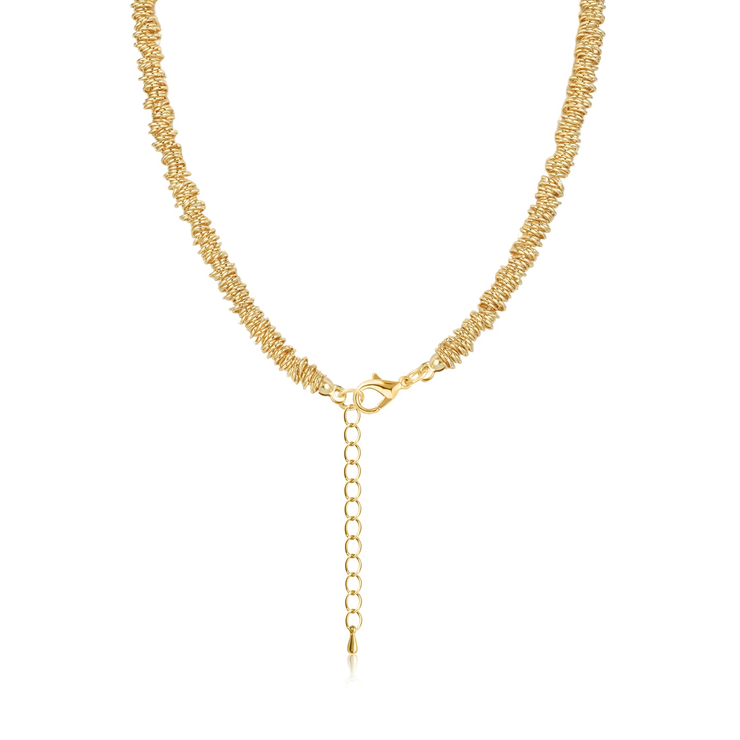 Ripple Bead Chain Necklace